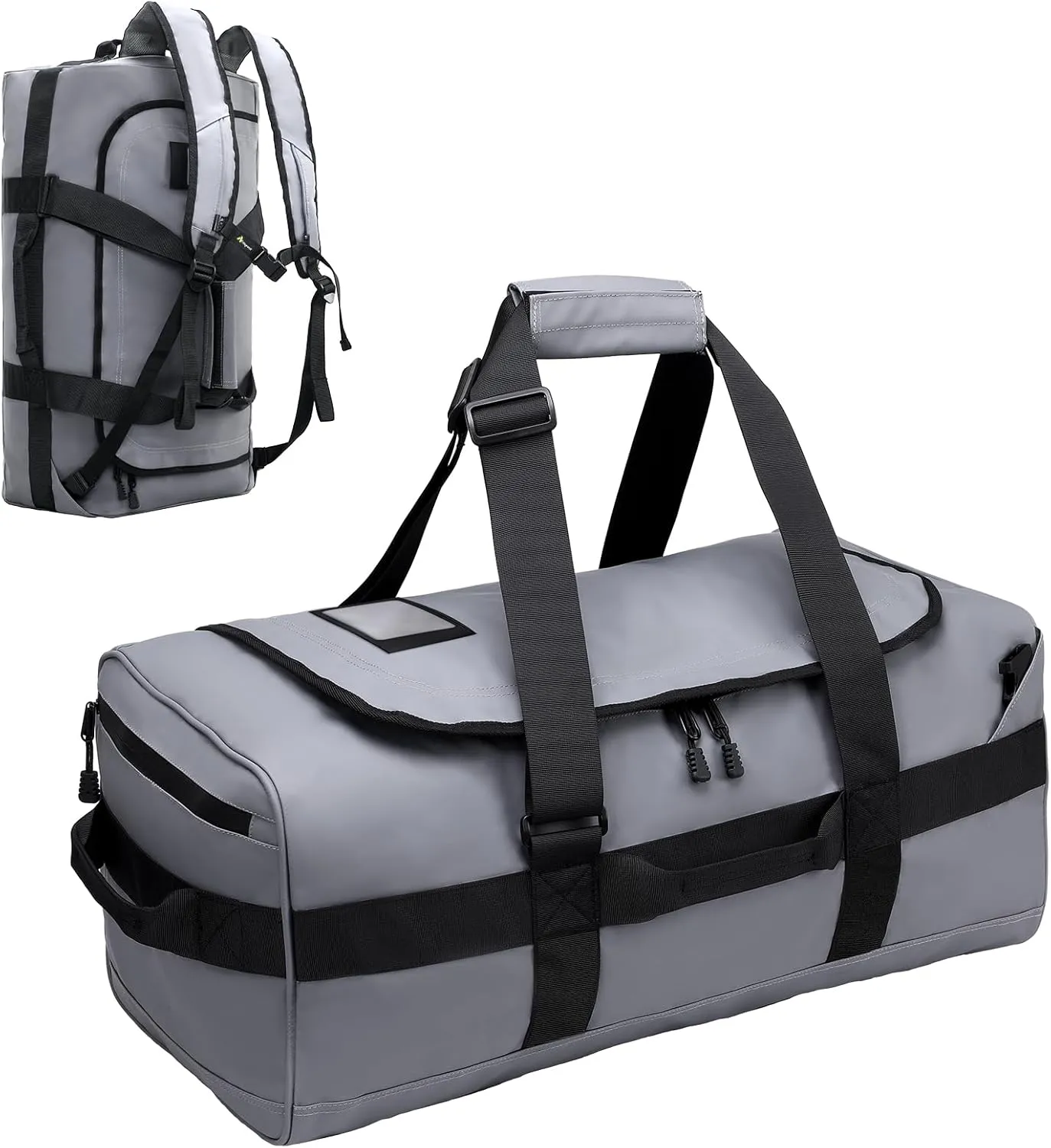 Large Duffel Backpack Bag, 3-Way Water Resistant Gym Duffle Bag with Shoe Compartment for Sports Workout
