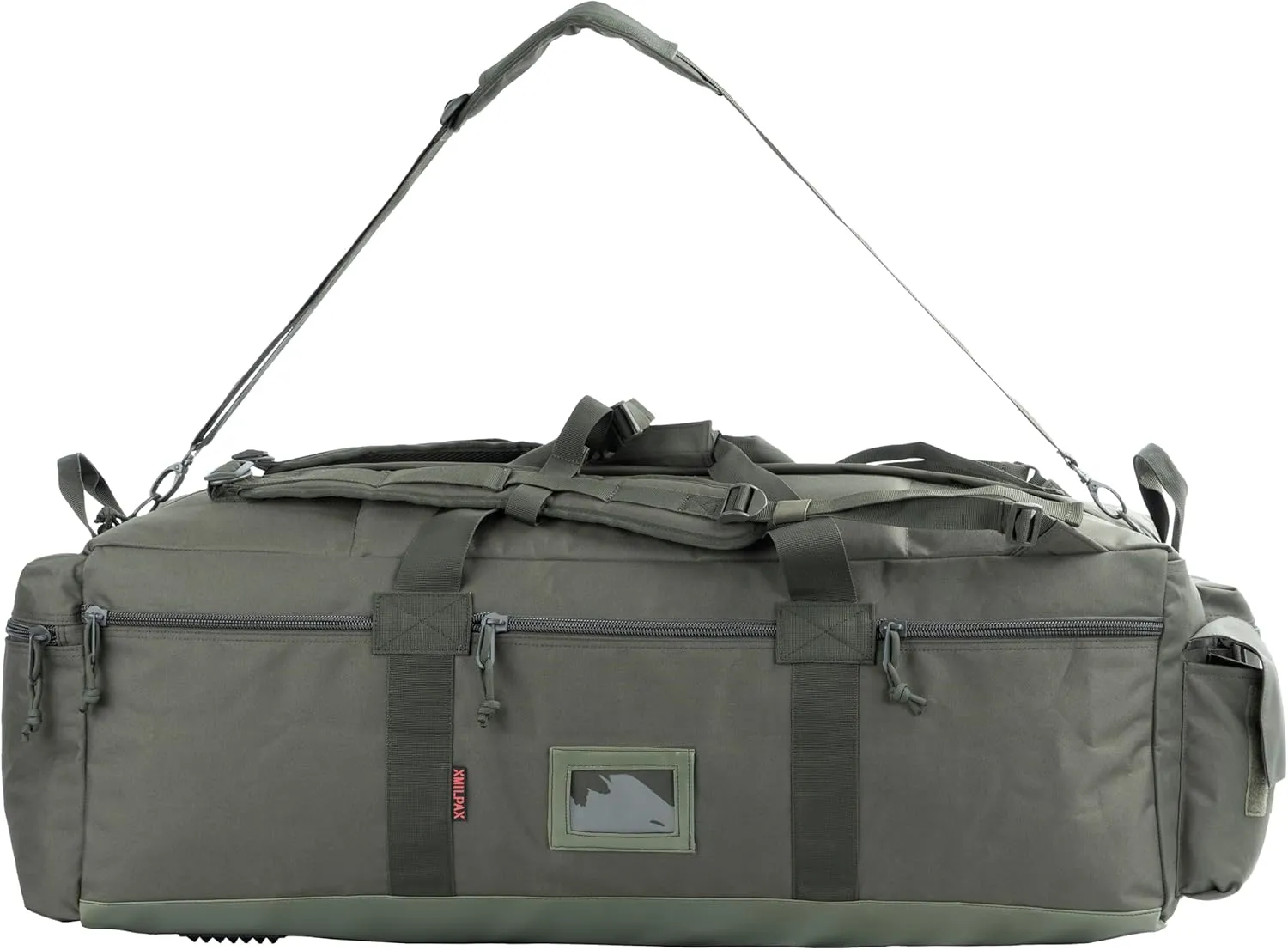 Large Military Duffle Bag Tactical Gear Load Out Bag Deployment Cargo Bag Travel Sports Equipment Duffel Luggage Bag with Backpack Straps 90L