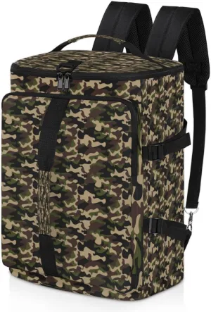 Large Sports Gym Bag With Shoe & Laptop Compartment 47L Waterproof Travel Duffel Bags for Men Women Modern Camo Luggage Backpack Duffle Bag