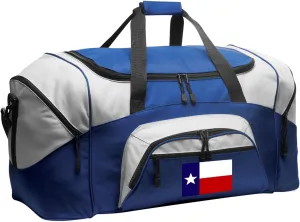 Large Texas Flag Duffel Bag Suitcase or Sports Gear Duffle Bag