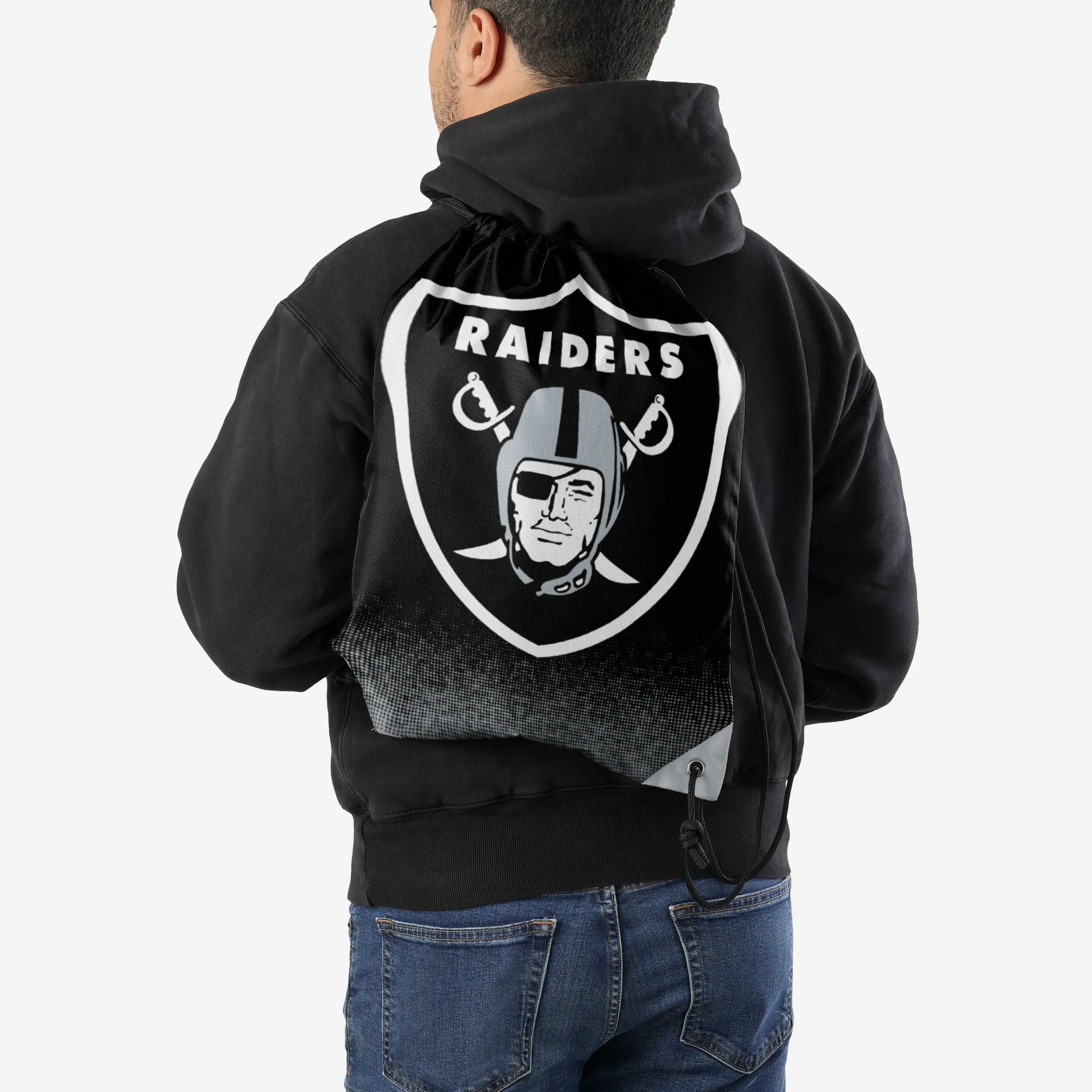 Las Vegas Raiders Gradient Drawstring Backpack