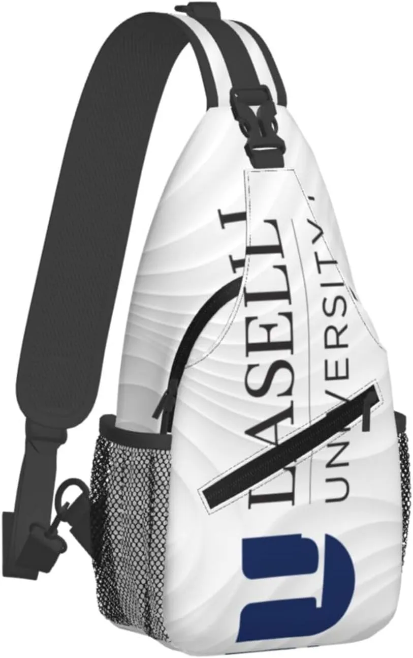Lasell University Crossbody Backpack Chest Shoulder Bag Lightweight One Strap Travel Hiking Daypack