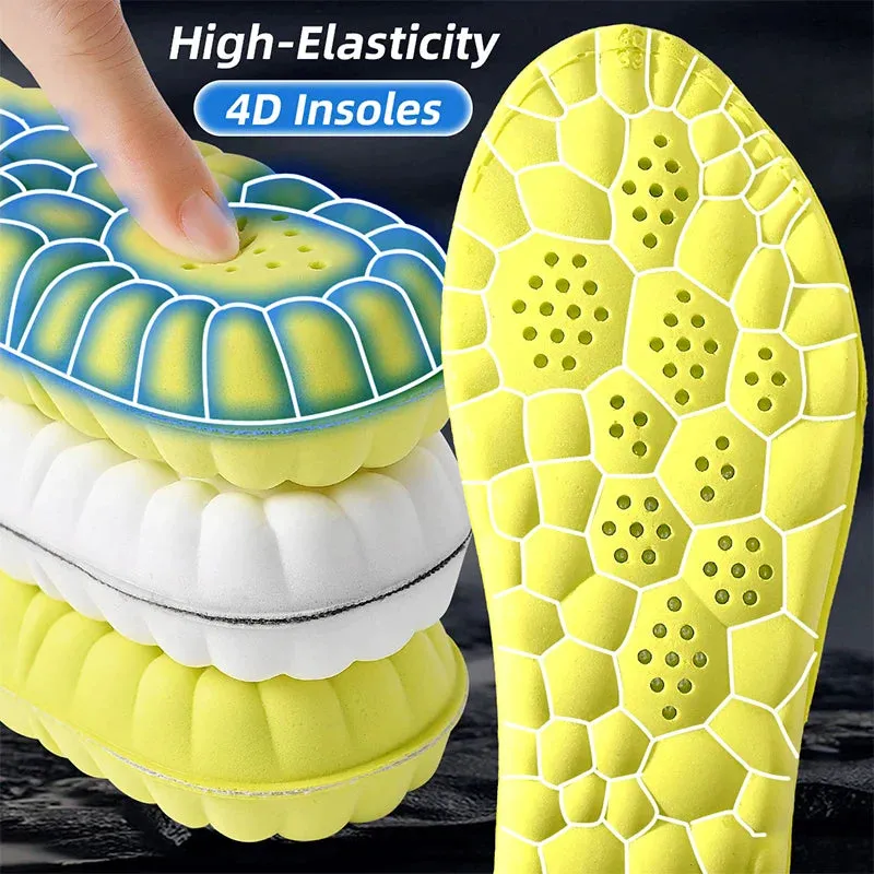 Latex Sport Insoles High Elasticity and Arch Support
