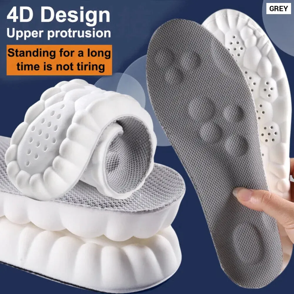 Latex Sport Insoles High Elasticity and Arch Support