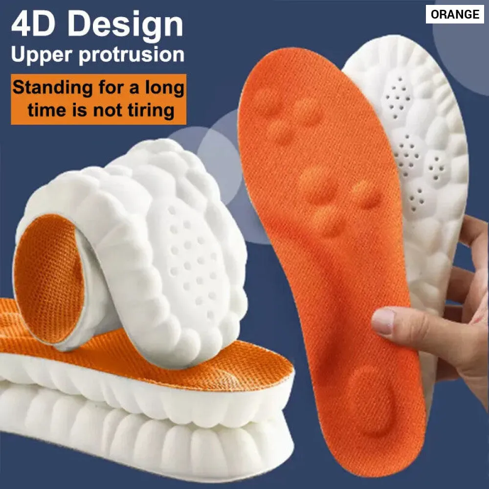 Latex Sport Insoles High Elasticity and Arch Support