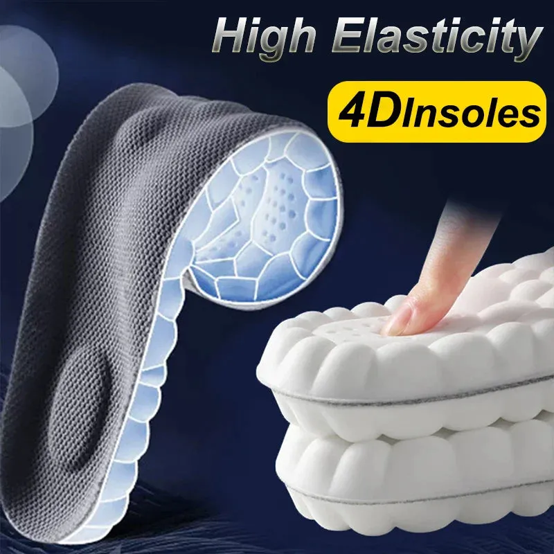 Latex Sport Insoles High Elasticity and Arch Support