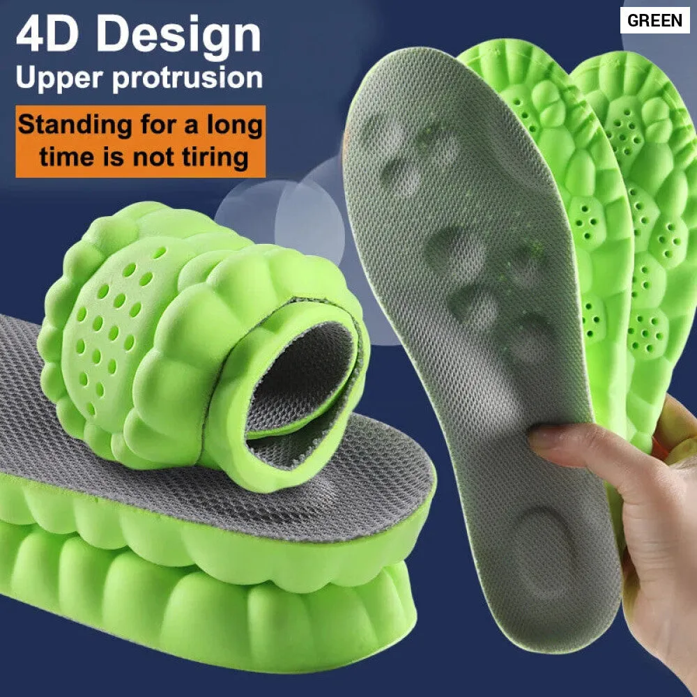Latex Sport Insoles High Elasticity and Arch Support