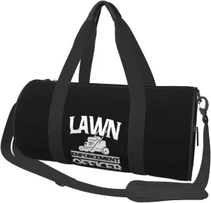 Lawn Enforcement Officer Duffel Bag Gym Bag Travel Sports Tote Large Foldable Beach Swim Yoga9