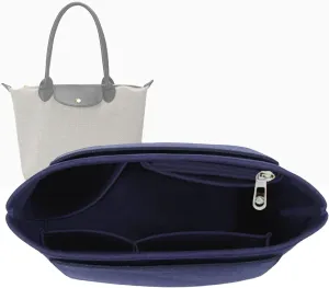 Lckaey bag organizer insert for longchamp bag organizer purse organizer tote Large handbag organizer inserts 1032Navy blue-L