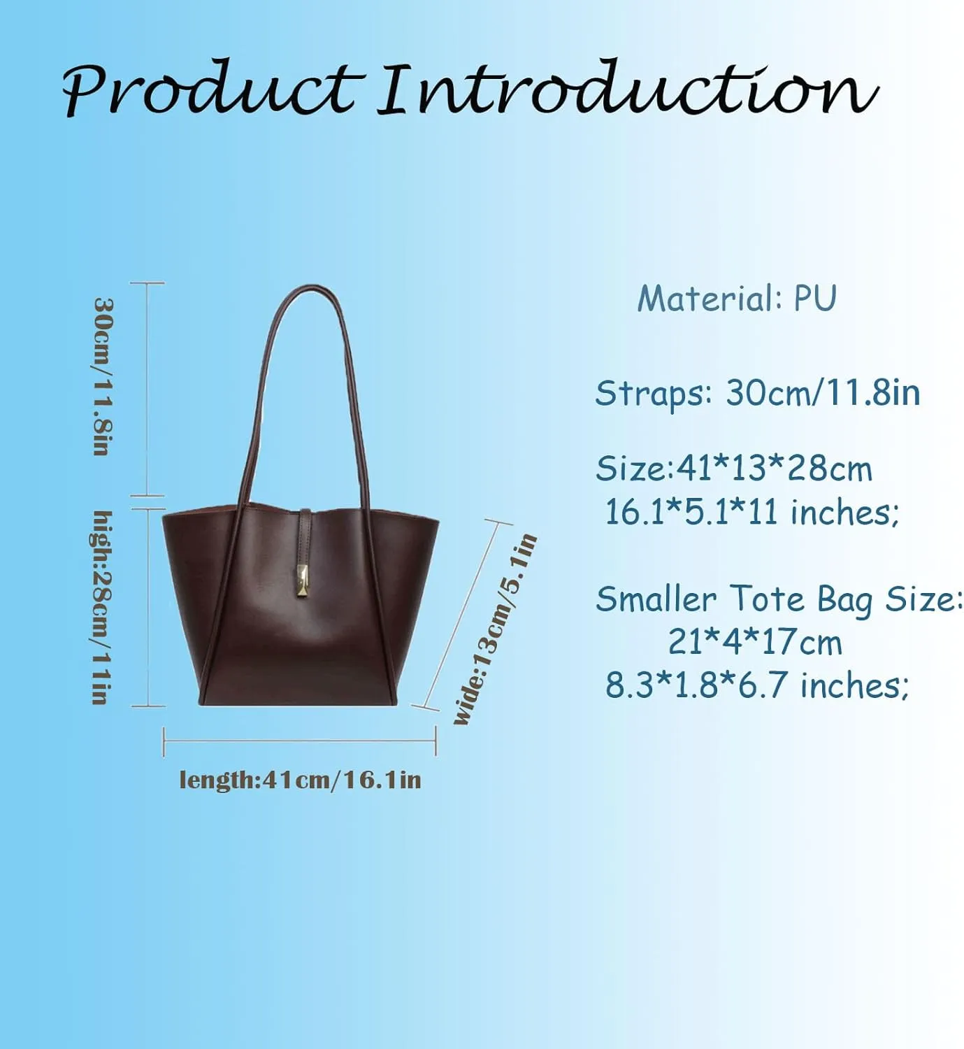 Lightweight Tote Bag for Women with smaller Tote Bag 15.6 Inch Professional Leather work bag,Vintage Fashion Bag