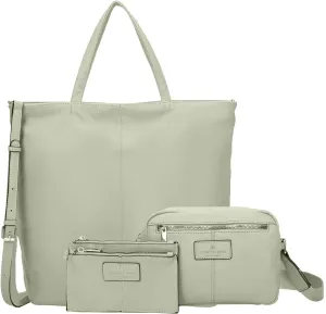 LONDON FOG - Women's Tote Bag, Crossbody Bag, and Wallet 3-Piece Set | Faux Leather | Purse Set for Work, Travel, & Outings