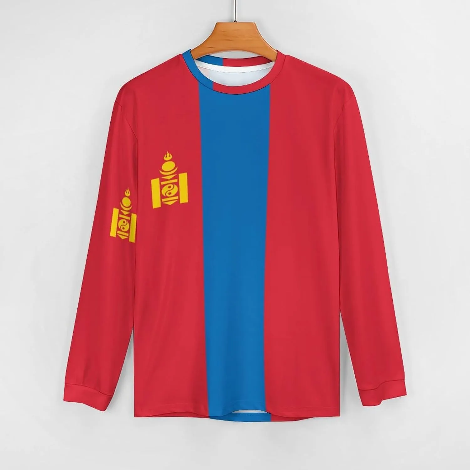 Long Sleeve Cycling Jersey Breathable Crewneck Mountain Bike Pullover Shirts Jacket