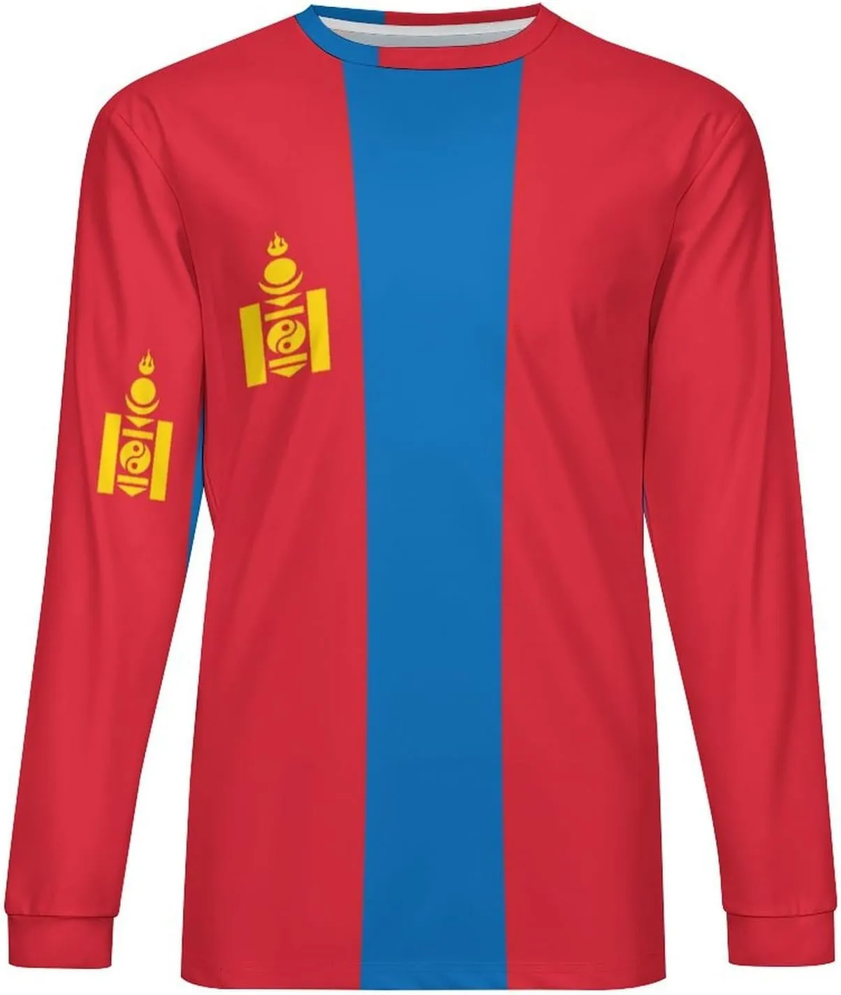 Long Sleeve Cycling Jersey Breathable Crewneck Mountain Bike Pullover Shirts Jacket
