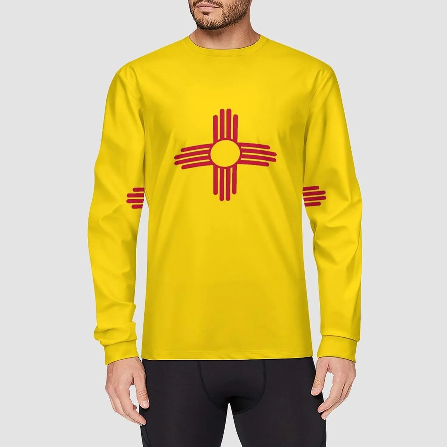 Long Sleeve Cycling Jersey Breathable Crewneck Mountain Bike Pullover Shirts Jacket