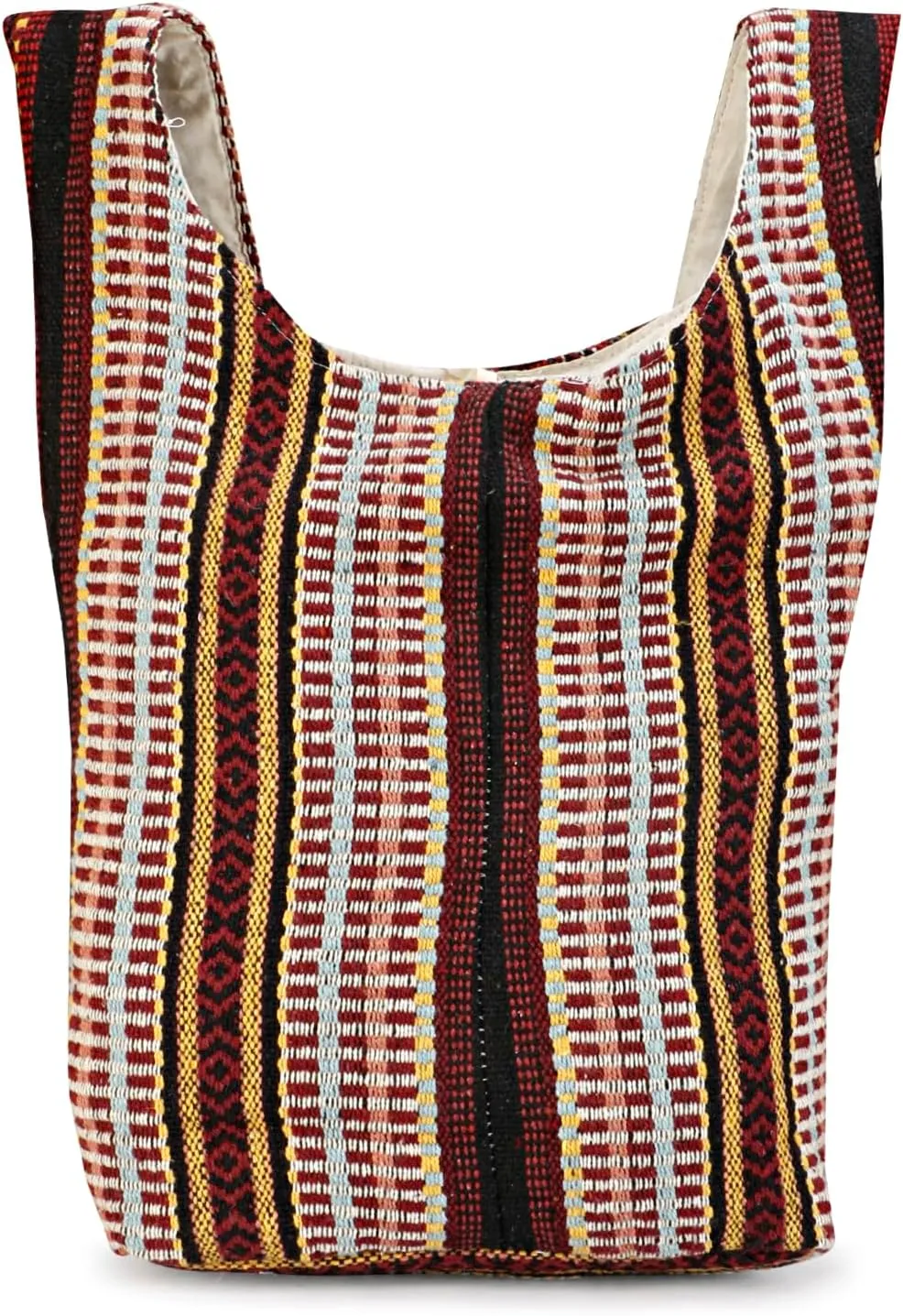 LONGING TO BUY Hemp Messenger Crossbody Sling Bag - Unisex Beach Party Bag