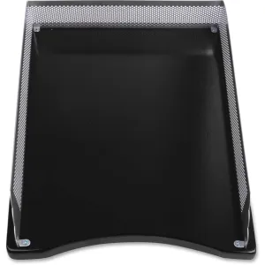 Lorell Metal/Wood 2-color Front Load Tray