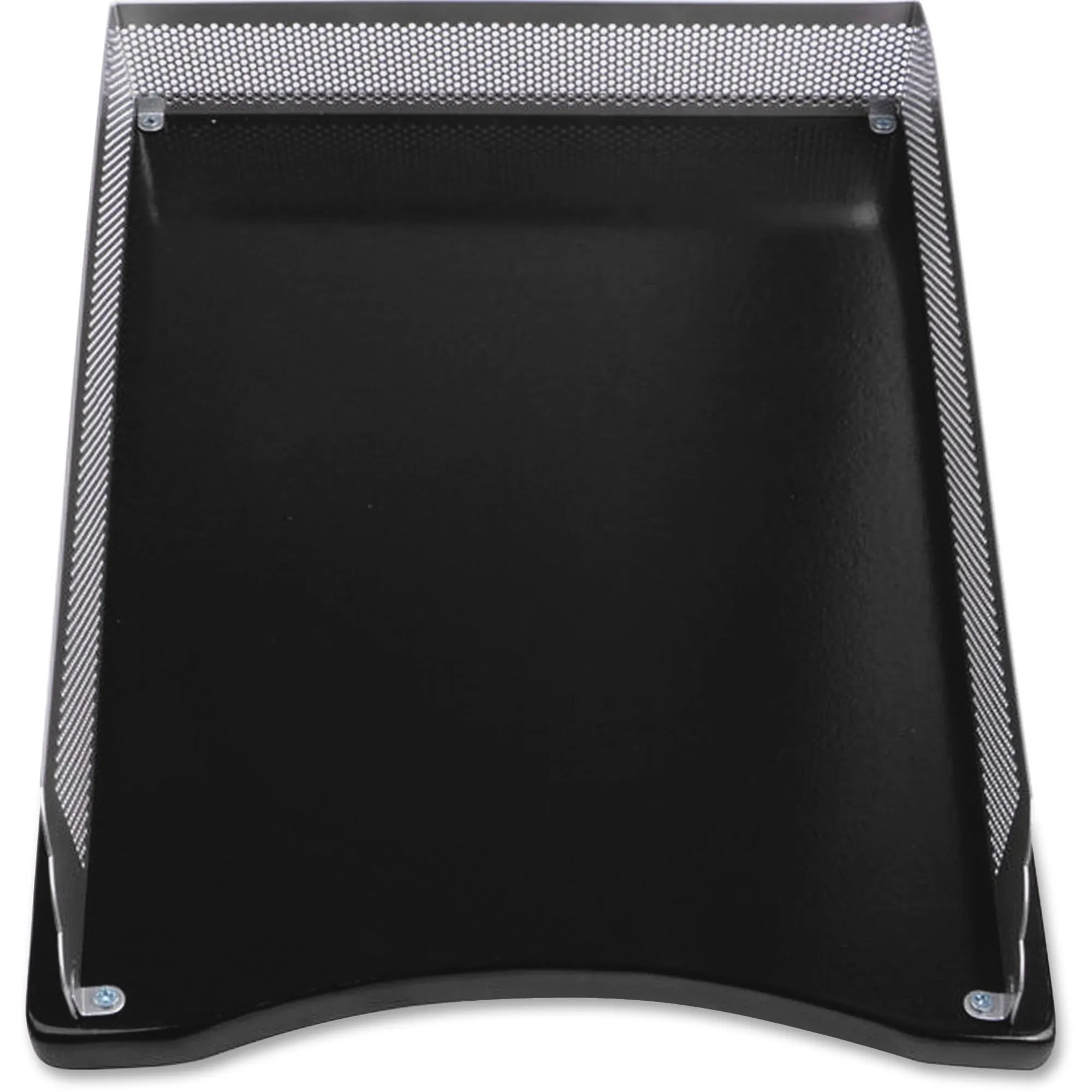 Lorell Metal/Wood 2-color Front Load Tray
