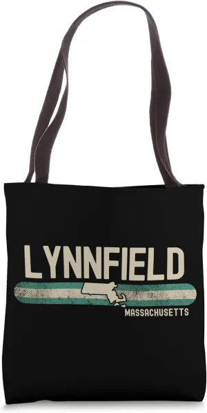 Lynnfield MA | Massachusetts | Travel & 80s Style Tote Bag