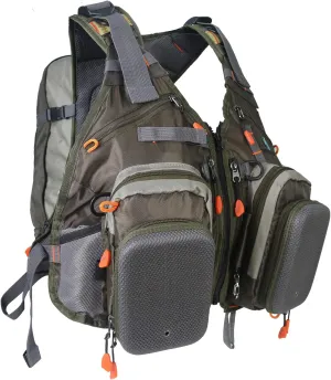 M MAXIMUMCATCH Maxcatch Fly Fishing Vest Pack for Men and Women Adjustable Outdoor Fishing (Vest/Sling Pack/Backpack)