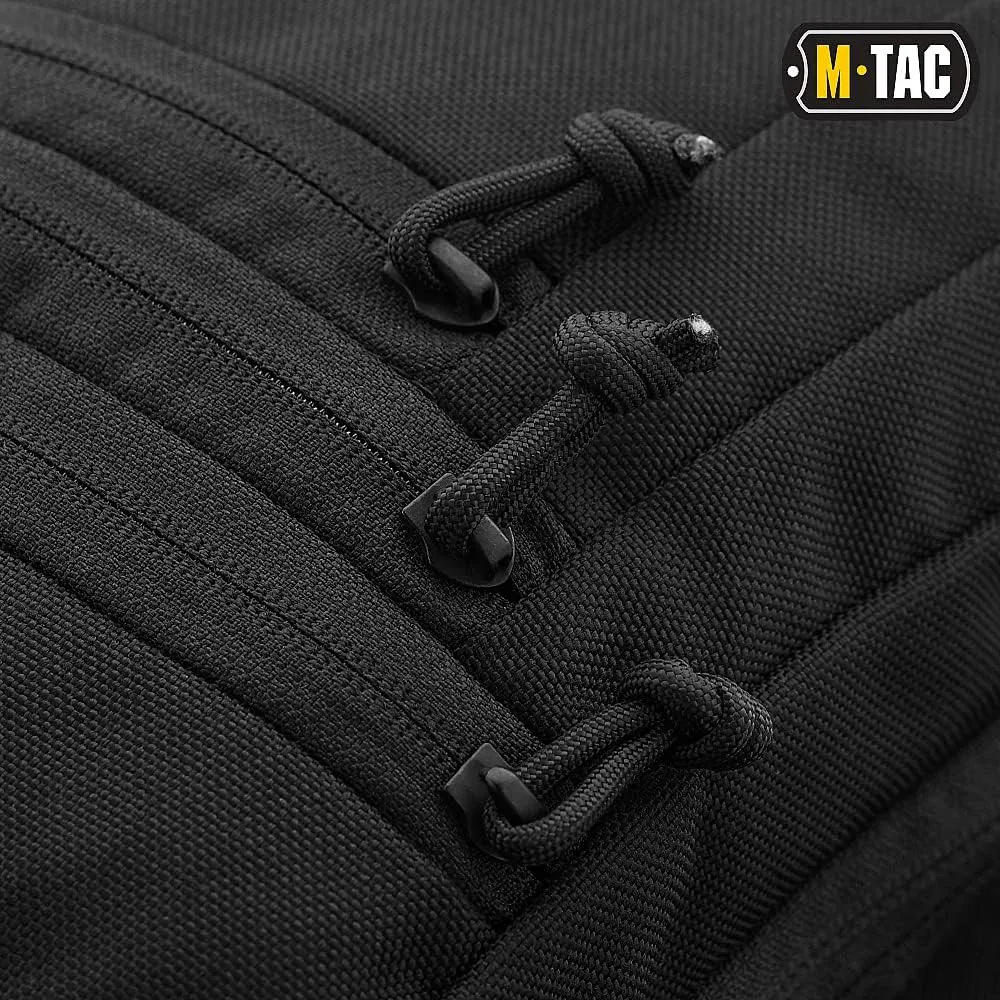 M-Tac Tactical Sling Bag for Men - Crossbody Concealed Carry Bag Chest Pack - Black Mens Crossbody Holster Bag
