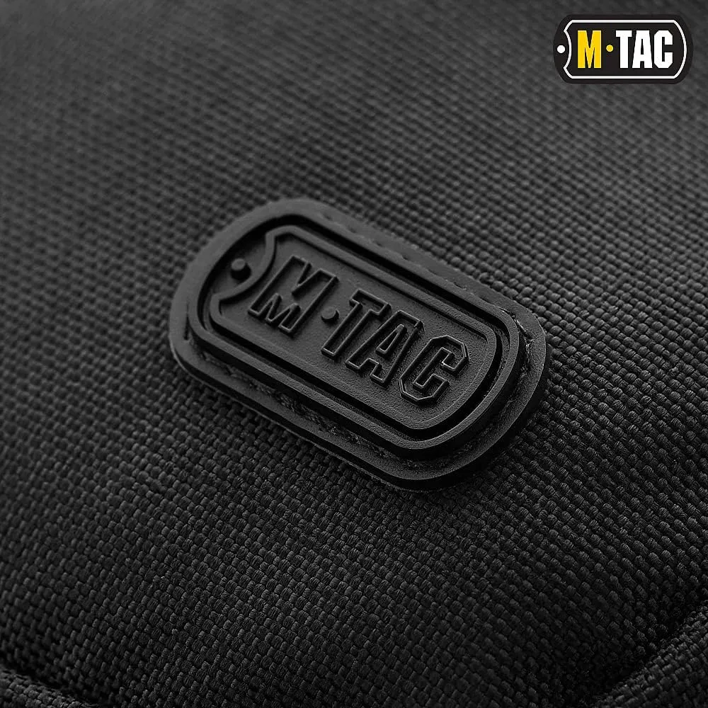 M-Tac Tactical Sling Bag for Men - Crossbody Concealed Carry Bag Chest Pack - Black Mens Crossbody Holster Bag