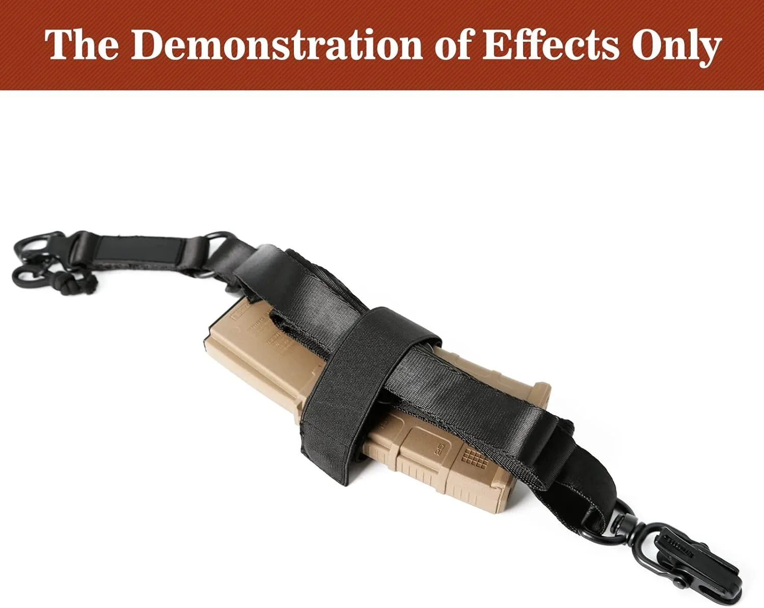 Magnetic Rifle Sling Strap, Strong Magnets Sentry Straps for Rifle, Adjustable Universal Sling Keeper Retention Band Rifle Accessories