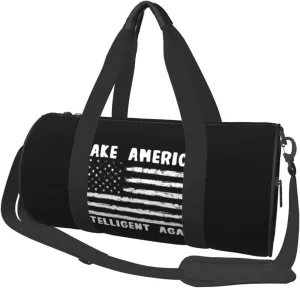 Make America Intelligent Again Duffel Bag Gym Bag Travel Sports Tote Large Foldable Beach Swim Yoga0