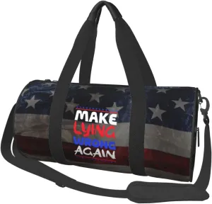 Make Lying Wrong Again Duffel Bag Gym Bag Travel Sports Tote Large Foldable Beach Swim Yoga4