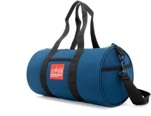 Manhattan Portage Chelsea Drum Bag Hold-All Duffle Bag with Detachable Shoulder Strap External Pockets and Keychain Hook Perfect for Travel, Work and Daily Use (Navy, Small)