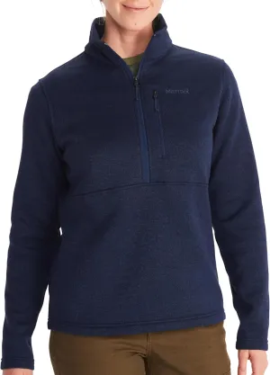 MARMOT Women's Drop Line 1/2 Zip Pullover Jacket - Lightweight, Breathable 100-Weight Sweater Fleece
