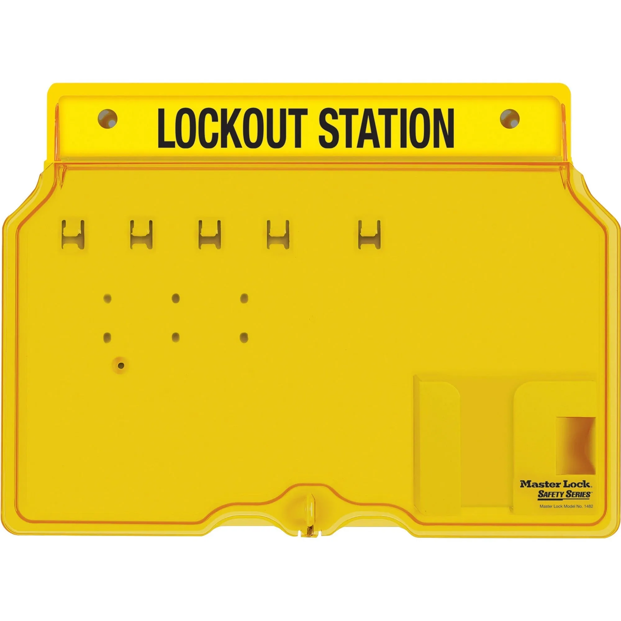 Master Lock Unfilled Padlock Lockout Station with Cover