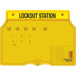 Master Lock Unfilled Padlock Lockout Station with Cover