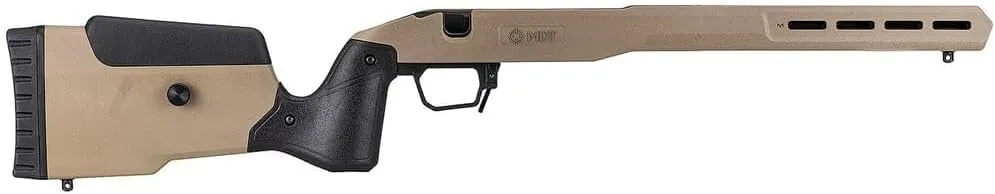 MDT Field Stock for CZ457 RH, FDE, Adjustable Cheek Riser, Modern Sporting Rifle, AICS Magazine Compatible, Polymer Construction, Integrated V-Block Bedding (108669-FDE)