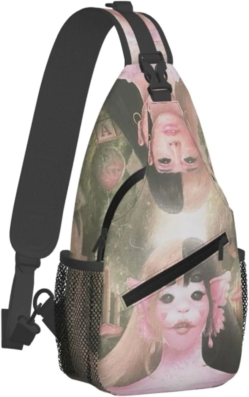 Mela-nie Martinez Crossbody Sling Backpack Sling Bag Multipurpose Travel Hiking Chest Bag Daypack One Size