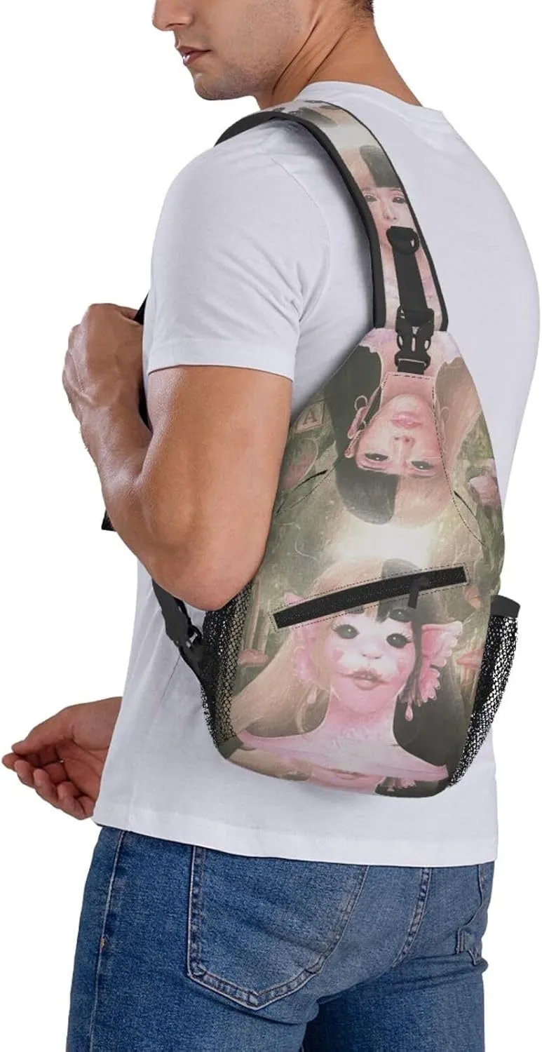 Mela-nie Martinez Crossbody Sling Backpack Sling Bag Multipurpose Travel Hiking Chest Bag Daypack One Size