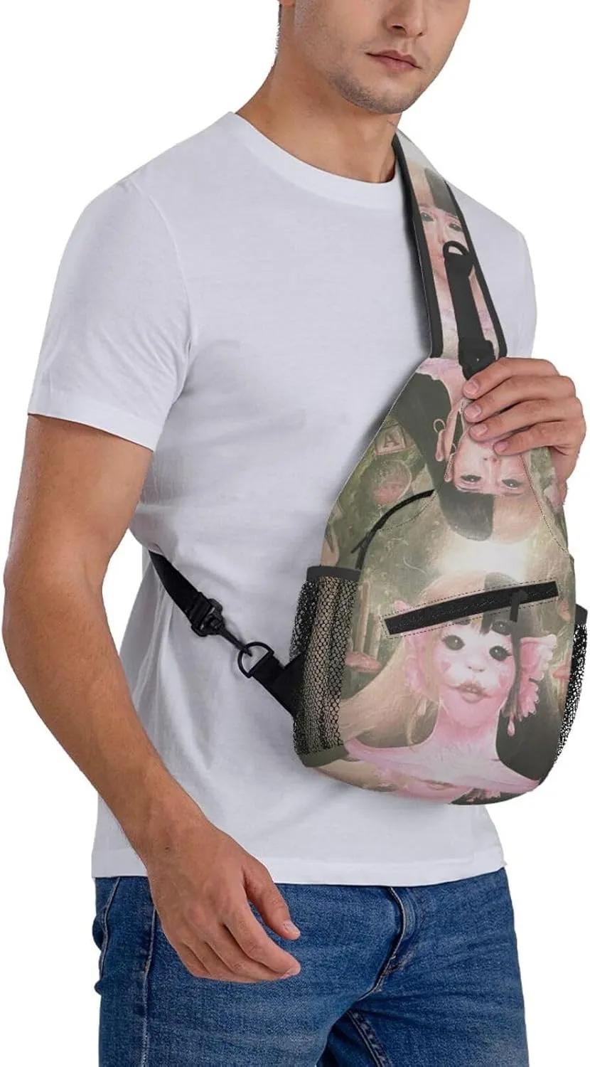 Mela-nie Martinez Crossbody Sling Backpack Sling Bag Multipurpose Travel Hiking Chest Bag Daypack One Size