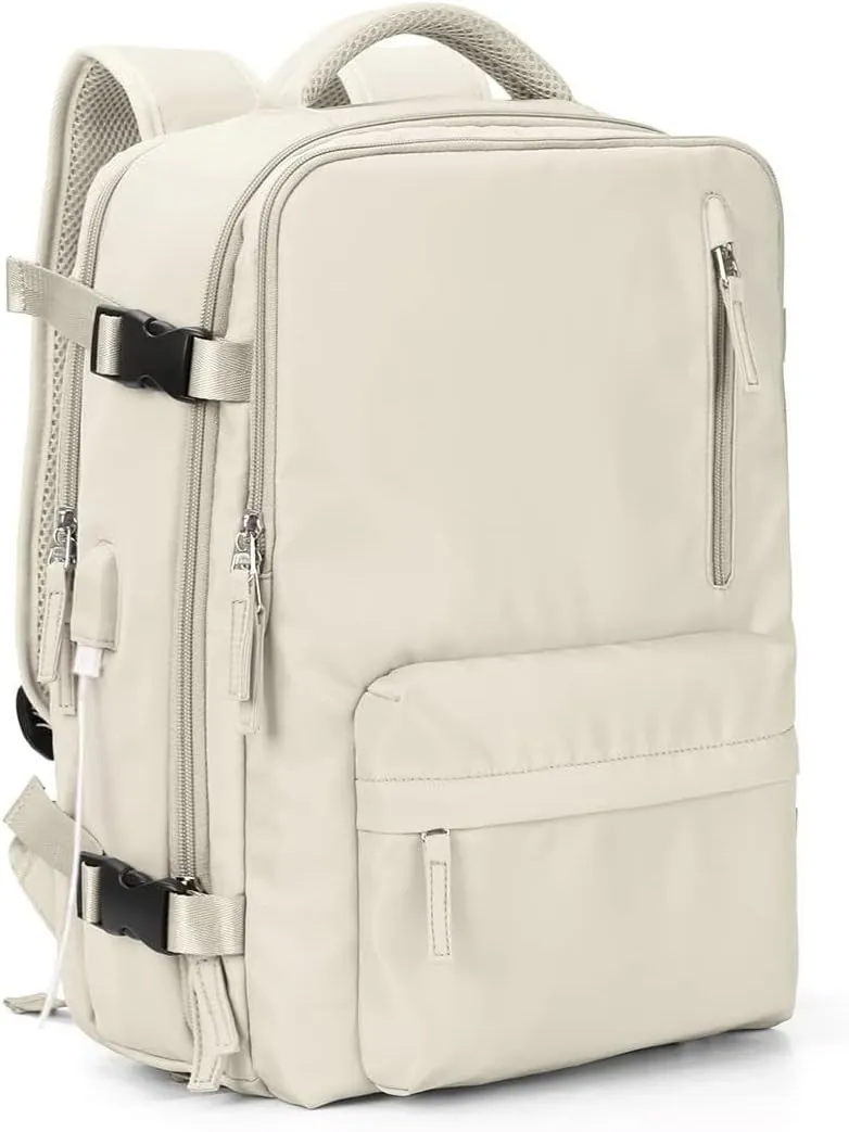 Men Women Travel Minimalist Backpack Carry On Backpacks Airline Approved Traveling Duffel Bag With Shoe Compartment