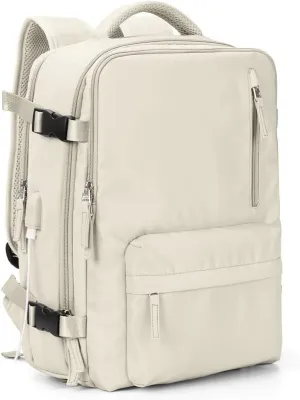 Men Women Travel Minimalist Backpack Carry On Backpacks Airline Approved Traveling Duffel Bag With Shoe Compartment