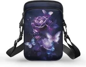 Men's 2 Layer Cross Body Bag Travel Passport Wallet Messenger Sling Bags