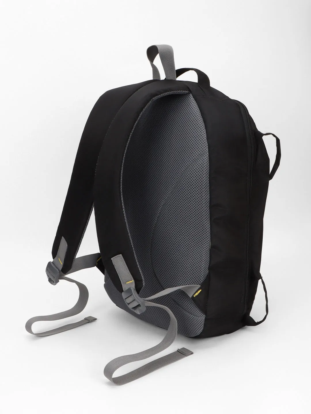 Men's Black Water Repellent Travel Backpack with adjustable shoulder strap