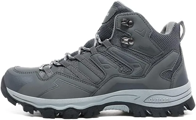 Men's Hiking Shoes, Outdoor Hiking Boots, Breathable Mesh Lining, TPR Outsole, EVA Insole