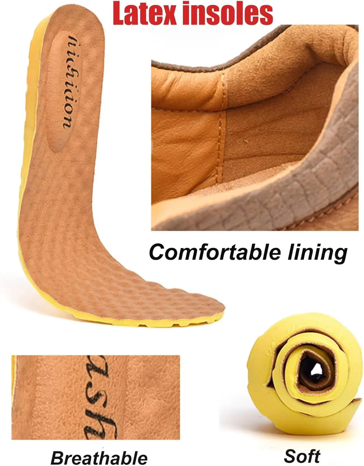 Mens Leather Hiking Shoes Breathable Outdoor Walking Trekking Shoes Spring Summer Autumn