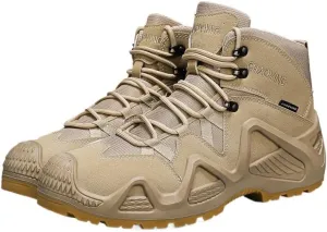 Men's Waterproof and Breathable Hiking Boots, Durable Soles, Anti-Slip Wear, Trend and Practical