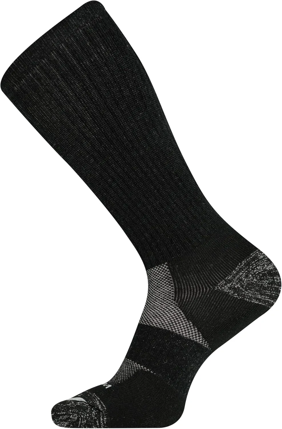 Merrell unisex-adult Premium Wool Work Crew Socks Arch Support and Breathable Mesh