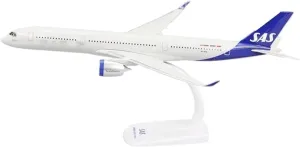 Metal Aircraft Model 1/200 Scale A350 Aircraft ABS Assembly Plane Model Toy for Collection Detachable Stand Aviation Enthusiasts