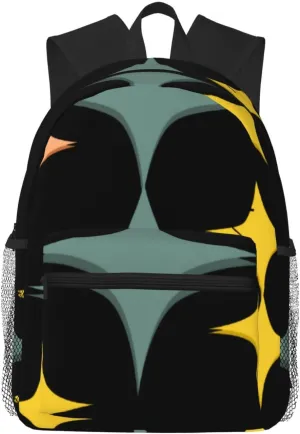Mid Century Modern Ea-Mes Ato-Mic Star-Bursts Lightweight Packable Backpack Travel Casual Hiking Daypack Foldable Backpack For Men Women
