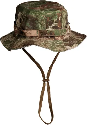 Mil-Tec Unisex Trilaminate Boonie Hat - Waterproof Breathable Tactical Outdoor Vented Wide Brim Hat w/Adjustable Chin Strap