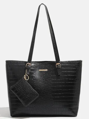 Minimalist Leather Tote Bag – Lightweight & Stylish for Everyday Use