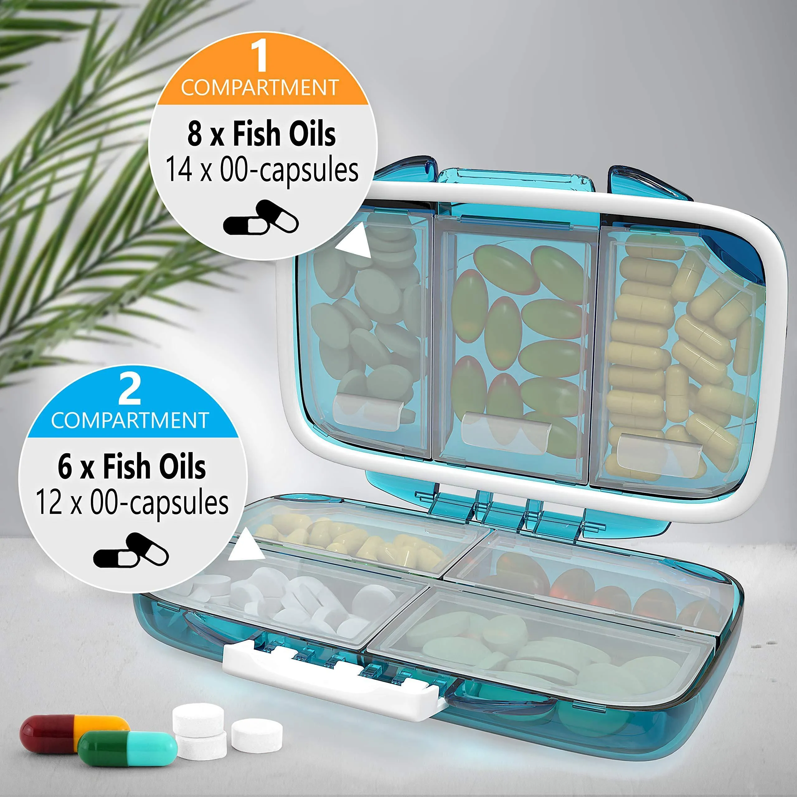 Moisture Proof Pill Organizers.