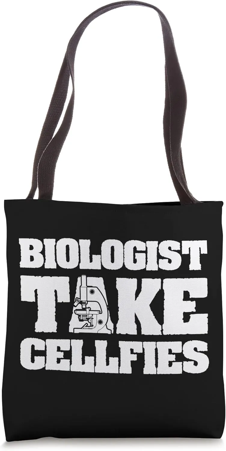 Molecular Biology Biologist Genetic Scientist DNA Cellfies Tote Bag